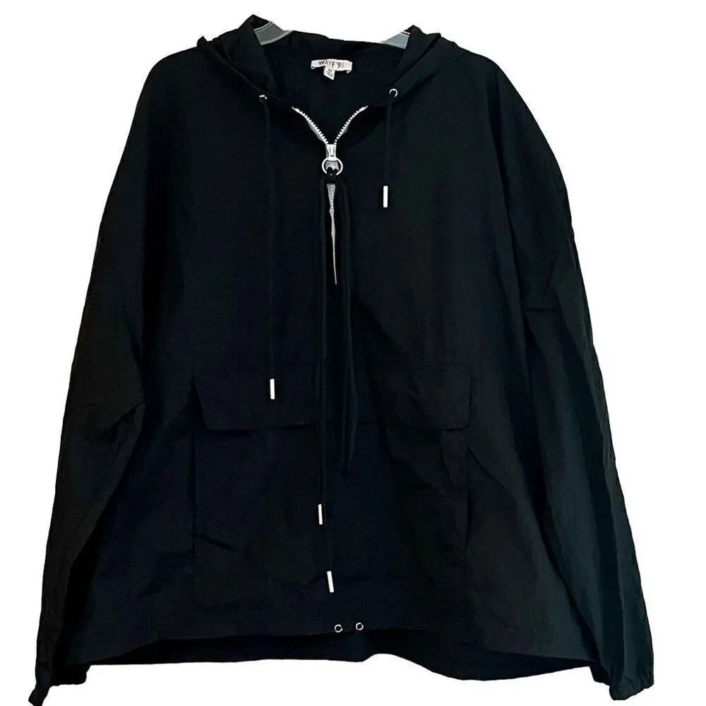 WATF ‘98 Jonny Popover Windbreaker Front Pocket Hoodie 2X